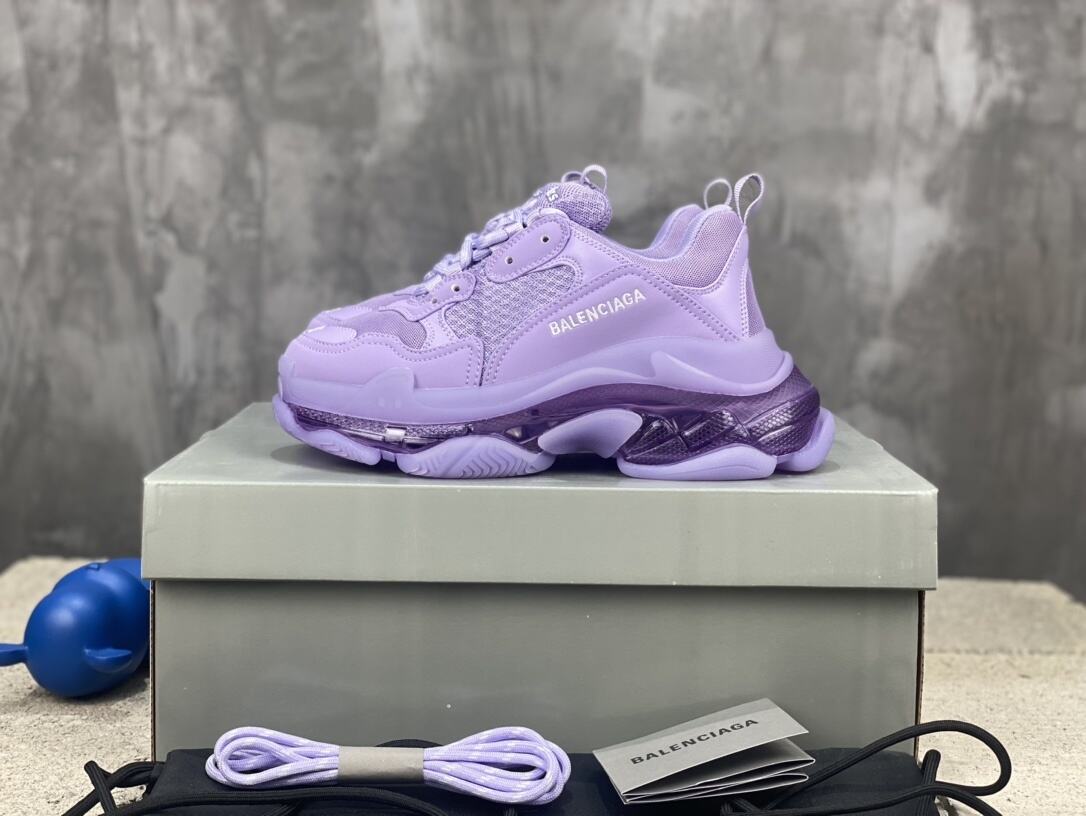 Balenciaga Women's Triple S Clear Sole Sneaker