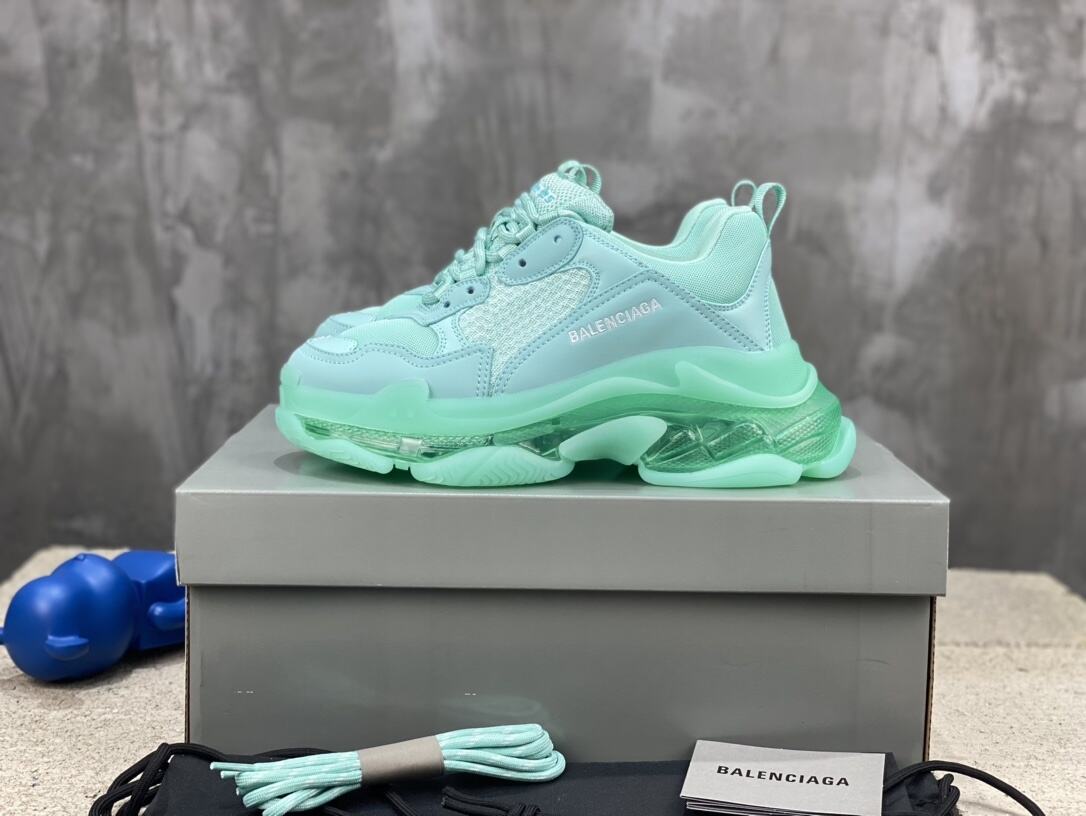 Balenciaga Women's Triple S Clear Sole Sneaker