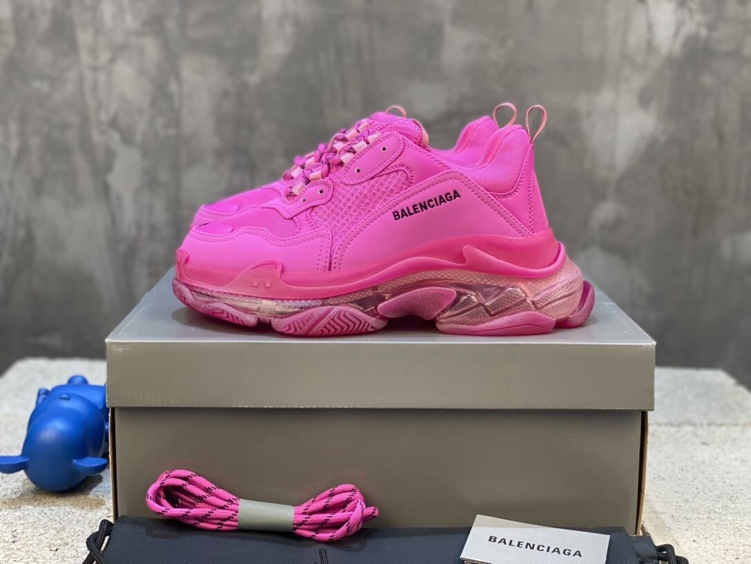Balenciaga Women's Triple S Clear Sole Sneaker