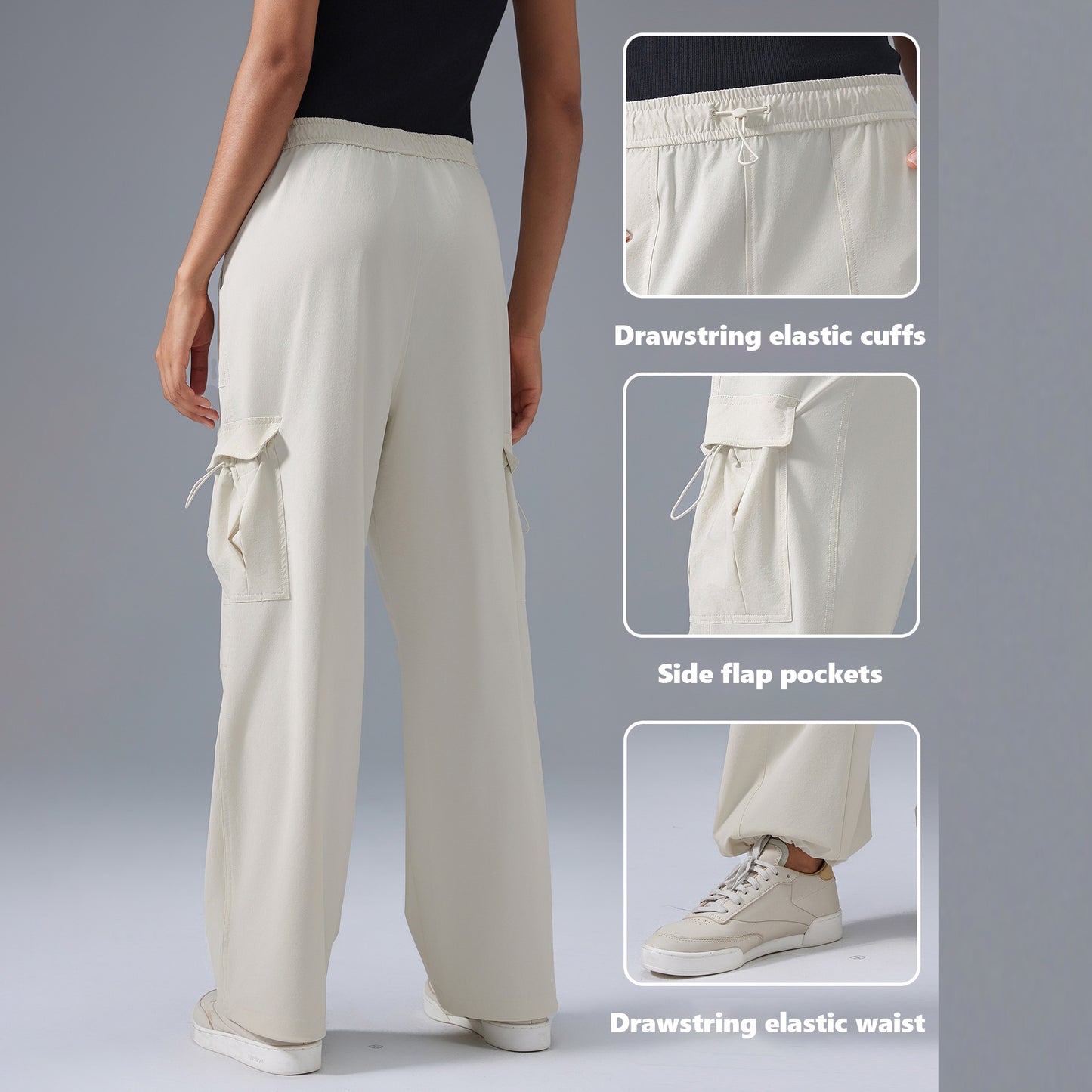 High-Waist Night Out Cargo Trouser