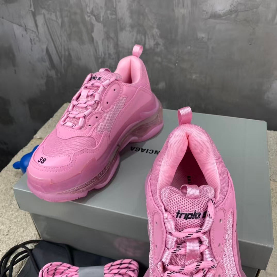Balenciaga Women's Triple S Clear Sole Sneaker