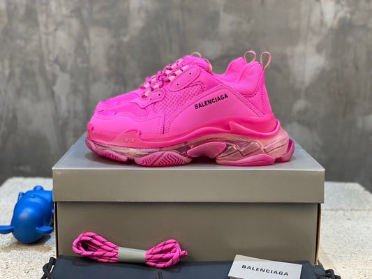 Balenciaga Women's Triple S Clear Sole Sneaker