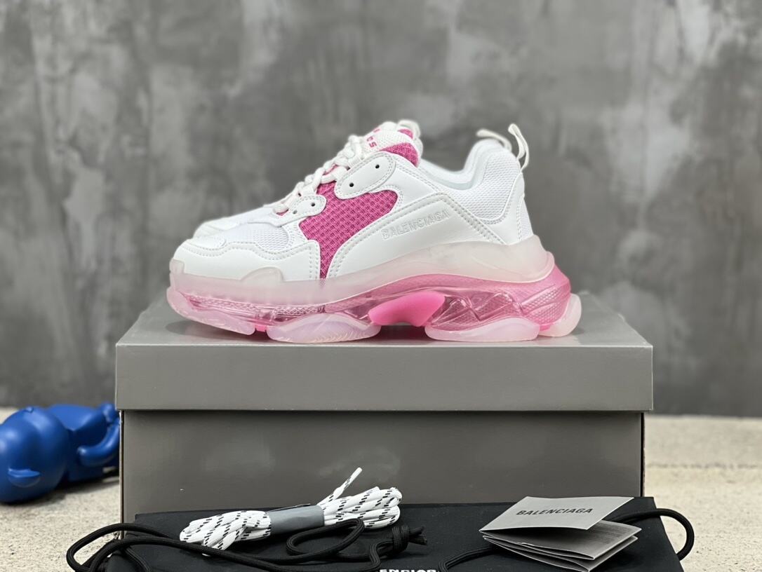 Balenciaga Women's Triple S Clear Sole Sneaker